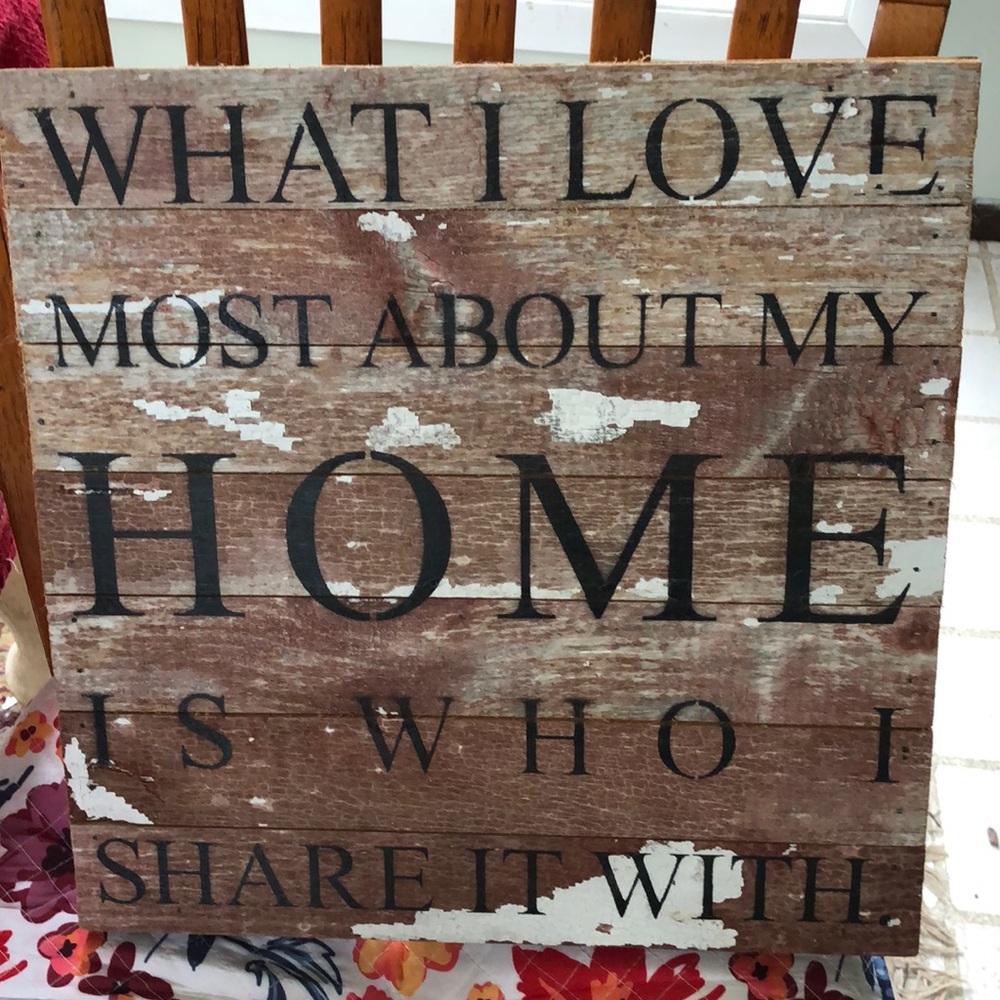 Rustic sign